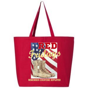 Red Fridays Remember Everyone Deployed 25L Jumbo Tote