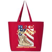 Red Fridays Remember Everyone Deployed 25L Jumbo Tote