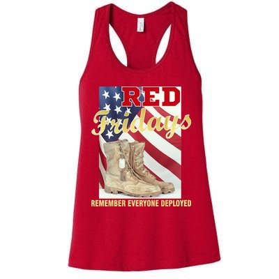 Red Fridays Remember Everyone Deployed Womens Tank Top