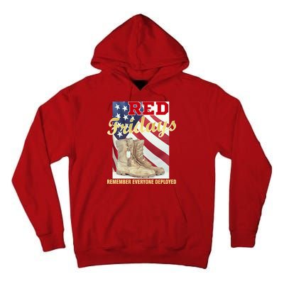 Red Fridays Remember Everyone Deployed Tall Hoodie