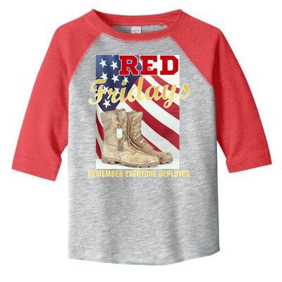 Red Fridays Remember Everyone Deployed Toddler Fine Jersey T-Shirt
