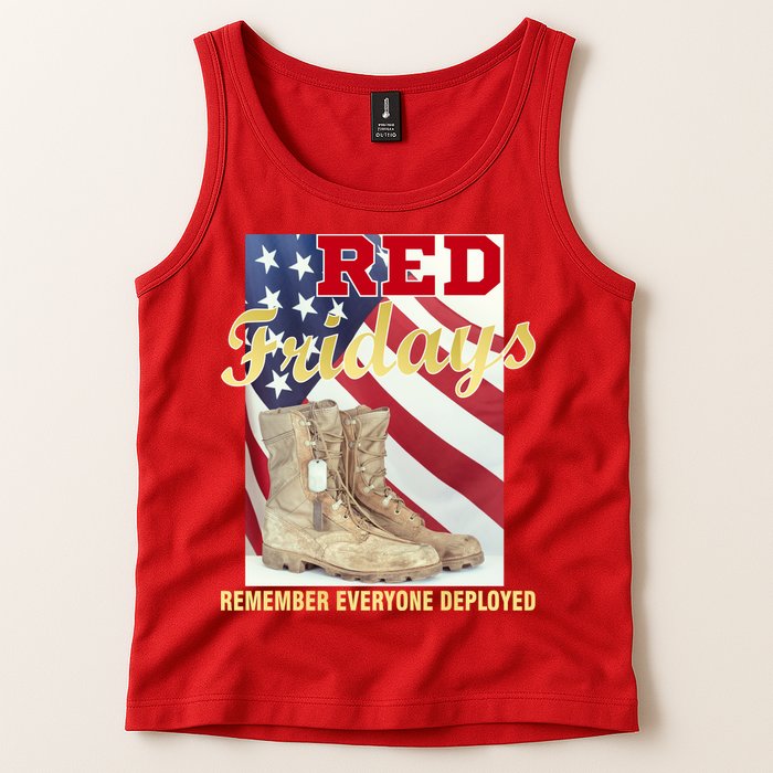 Red Fridays Remember Everyone Deployed Tank Top