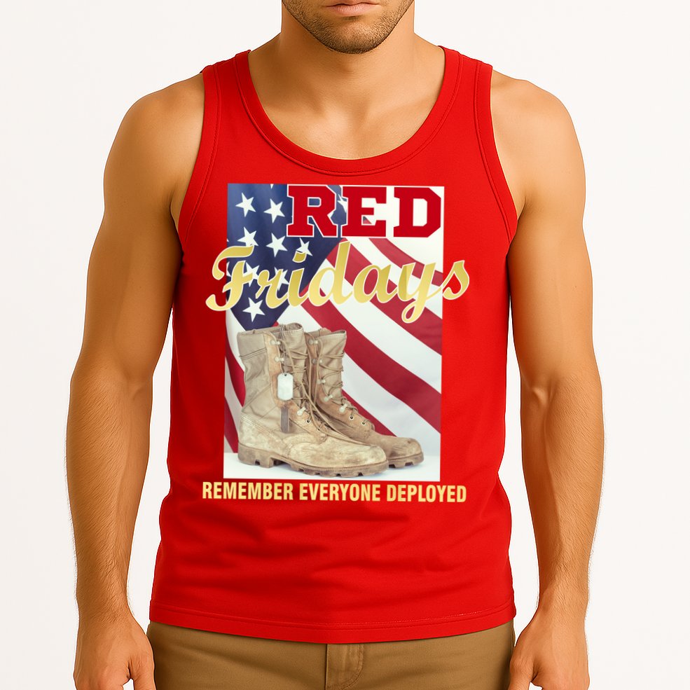 Red Fridays Remember Everyone Deployed Tank Top