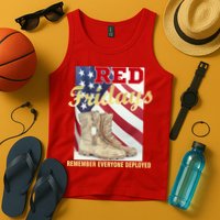 Red Fridays Remember Everyone Deployed Tank Top