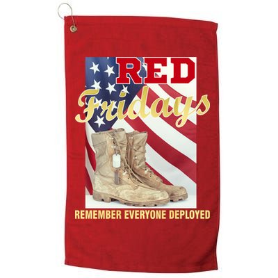 Red Fridays Remember Everyone Deployed Golf Towel