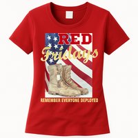 Red Fridays Remember Everyone Deployed Womens T-Shirt