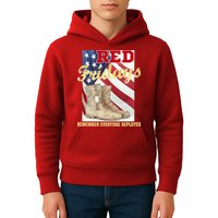 Red Fridays Remember Everyone Deployed Kids Hoodie