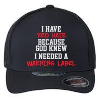Red Head Warning Label Flexfit Unipanel Trucker Cap