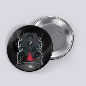 Red Hood Night Wolf Moon Crest Button