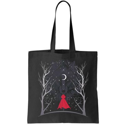 Red Hood Night Wolf Moon Crest Bag