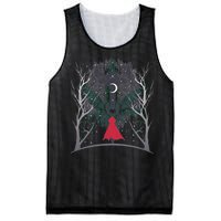 Red Hood Night Wolf Moon Crest Mesh Reversible Basketball Jersey Tank