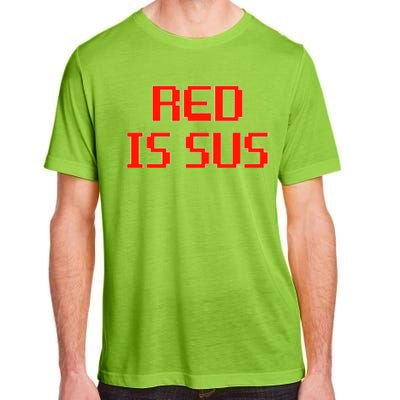 Red Is Sus Imposter Among Us Adult ChromaSoft Performance T-Shirt