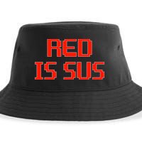 Red Is Sus Imposter Among Us Sustainable Bucket Hat
