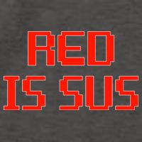 Red Is Sus Imposter Among Us Vector Backpack