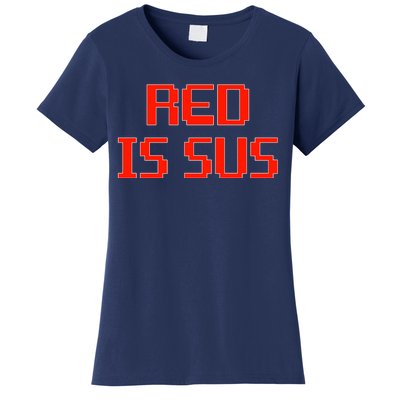 Red Is Sus Imposter Among Us Women's T-Shirt