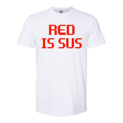 Red Is Sus Imposter Among Us Softstyle® CVC T-Shirt