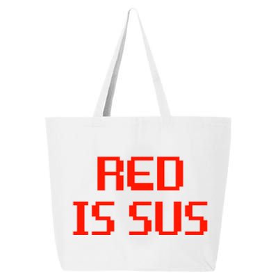 Red Is Sus Imposter Among Us 25L Jumbo Tote