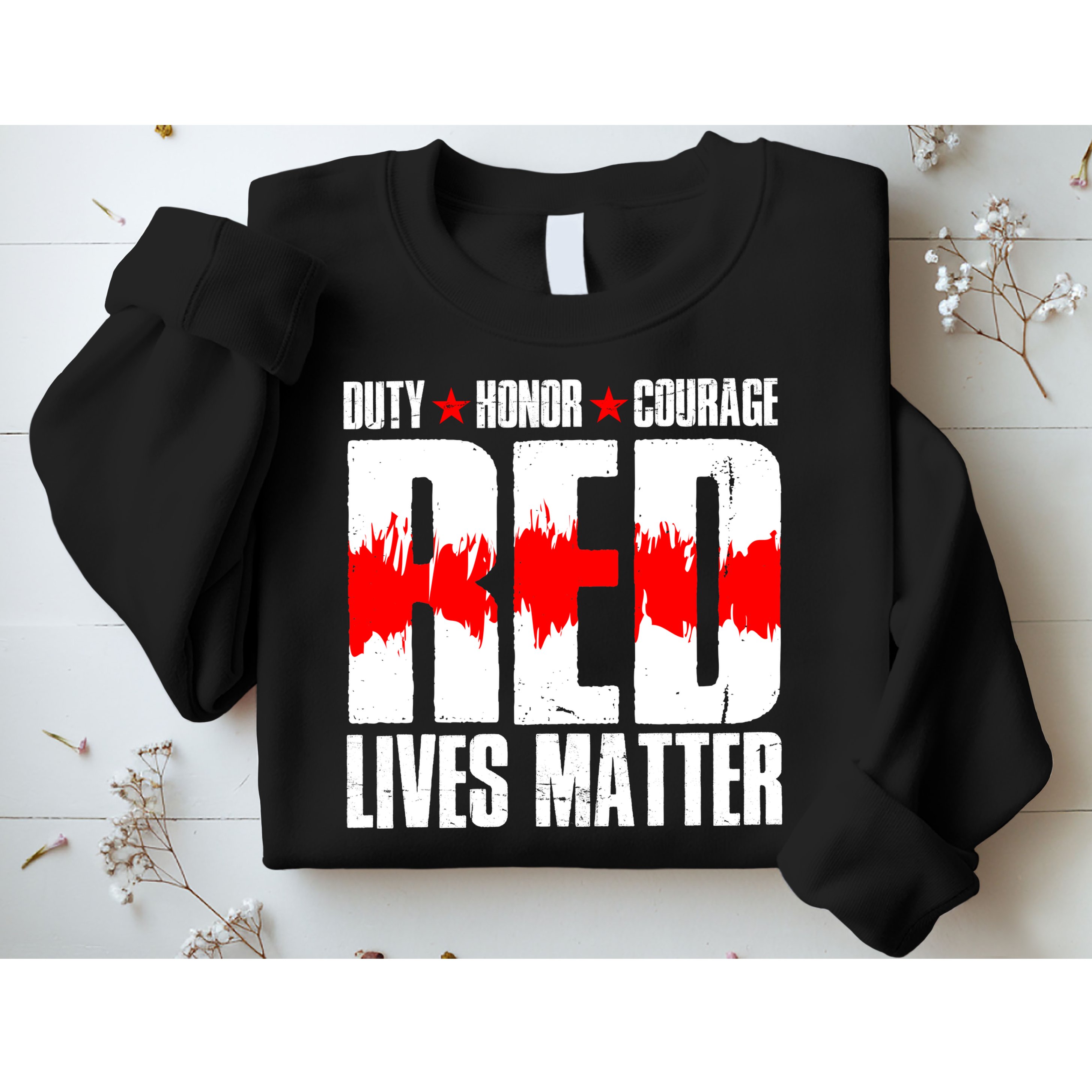 Red Lives Matter Sweatshirt