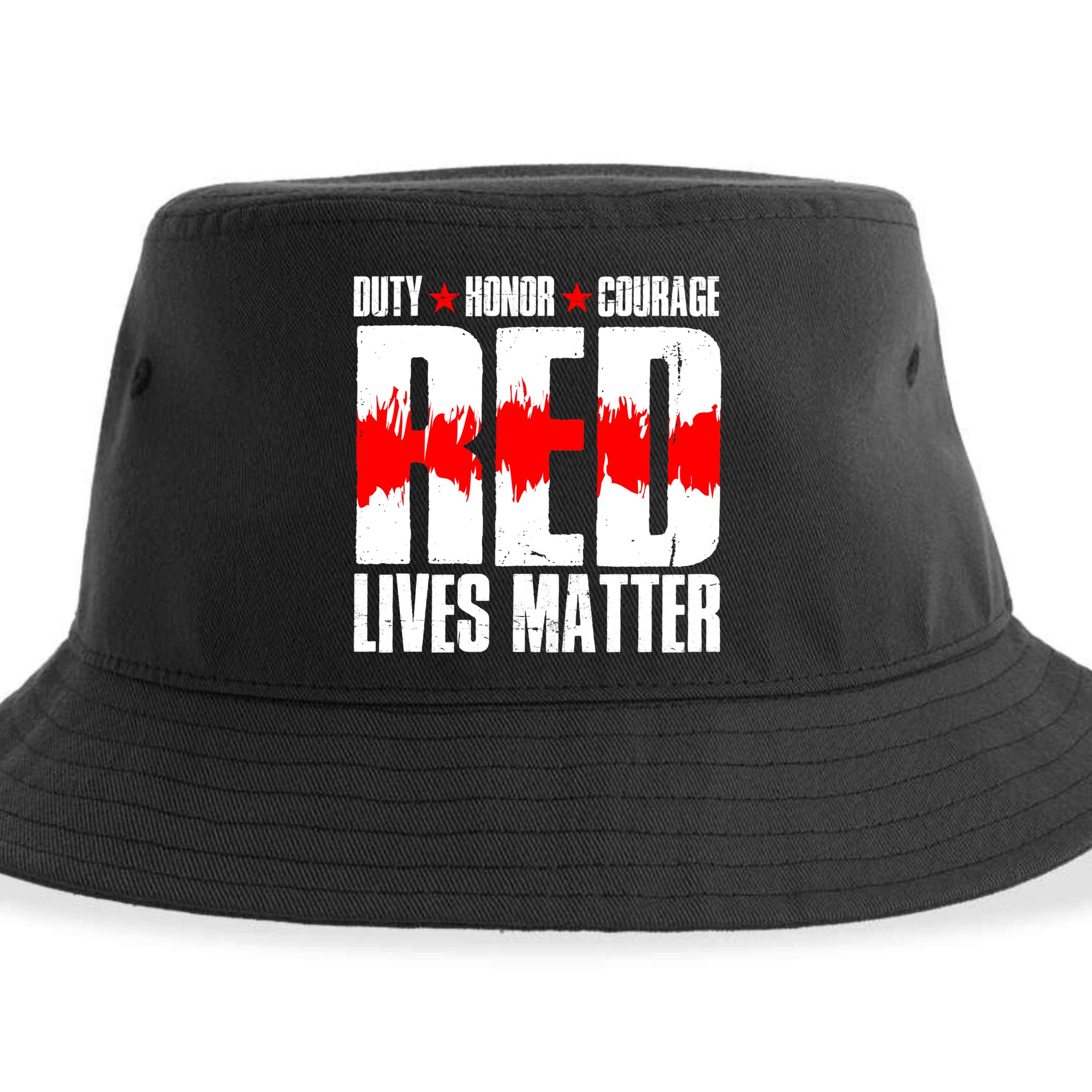 Red Lives Matter Sustainable Bucket Hat