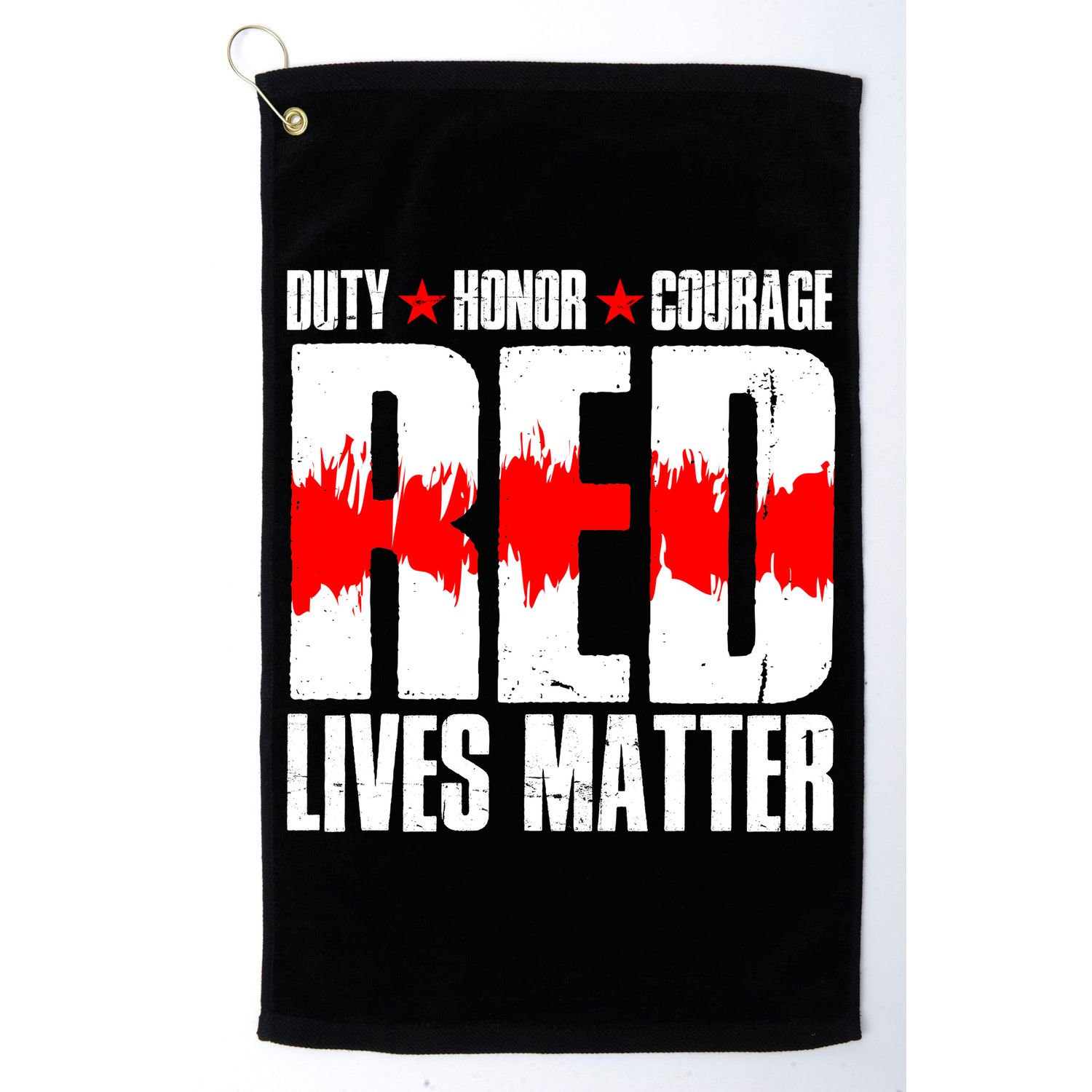 Red Lives Matter Golf Towel