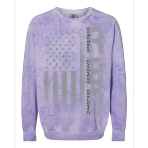 RED Remember Everyone Deployed Colorblast Crewneck Sweatshirt