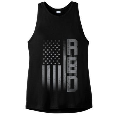RED Remember Everyone Deployed Ladies PosiCharge Tri-Blend Wicking Tank
