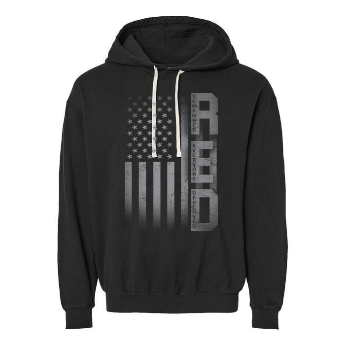 RED Remember Everyone Deployed Garment-Dyed Fleece Hoodie