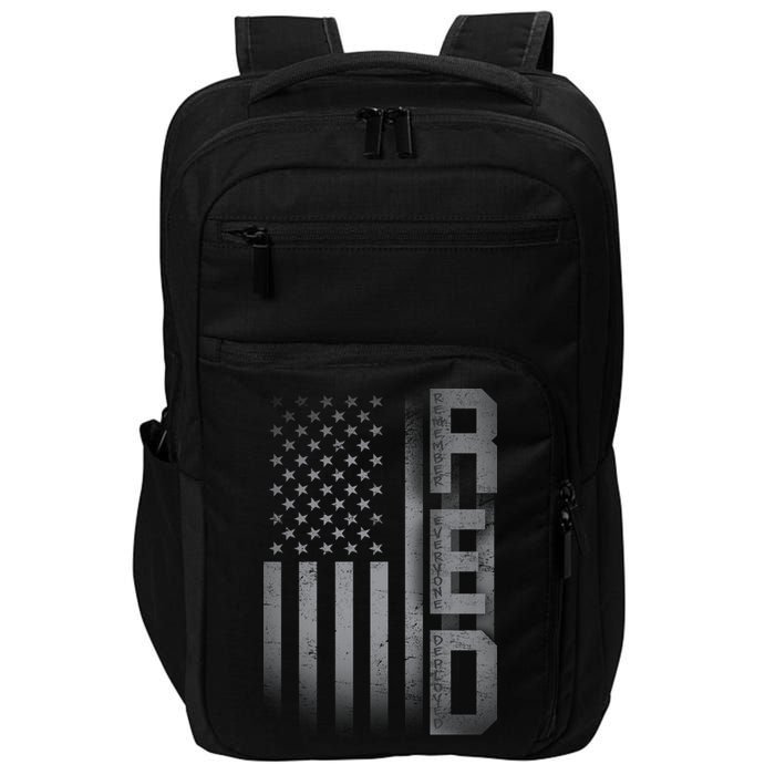 RED Remember Everyone Deployed Impact Tech Backpack
