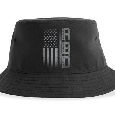 RED Remember Everyone Deployed Sustainable Bucket Hat