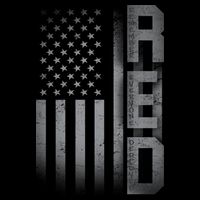 RED Remember Everyone Deployed 7-Panel Snapback Hat