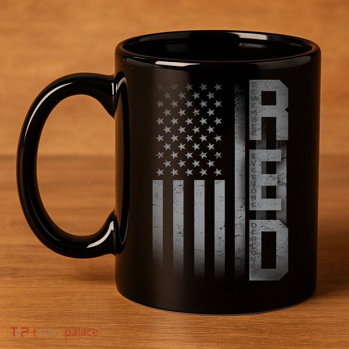 RED Remember Everyone Deployed 11oz C Handle Ceramic Mug