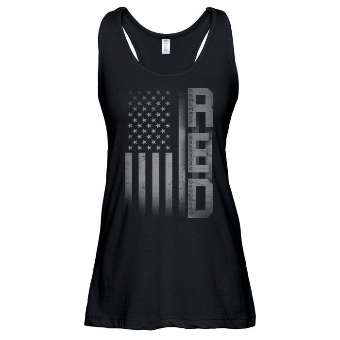 RED Remember Everyone Deployed Ladies Essential Flowy Tank