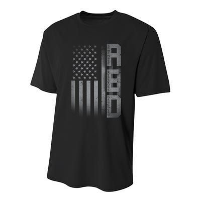 RED Remember Everyone Deployed Youth Performance Sprint T-Shirt