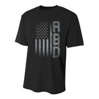 RED Remember Everyone Deployed Youth Performance Sprint T-Shirt
