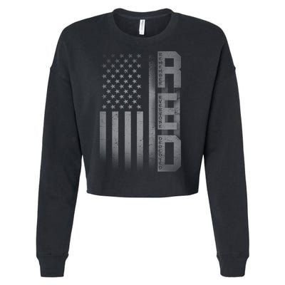 RED Remember Everyone Deployed Cropped Pullover Crew