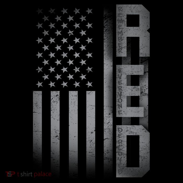 RED Remember Everyone Deployed Cropped Pullover Crew