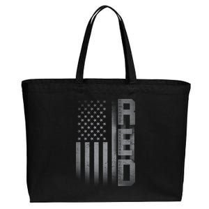 RED Remember Everyone Deployed Cotton Canvas Jumbo Tote