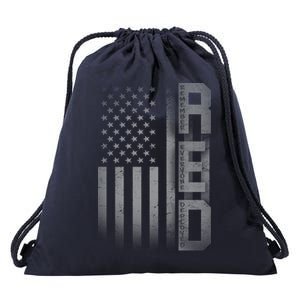 RED Remember Everyone Deployed Drawstring Bag