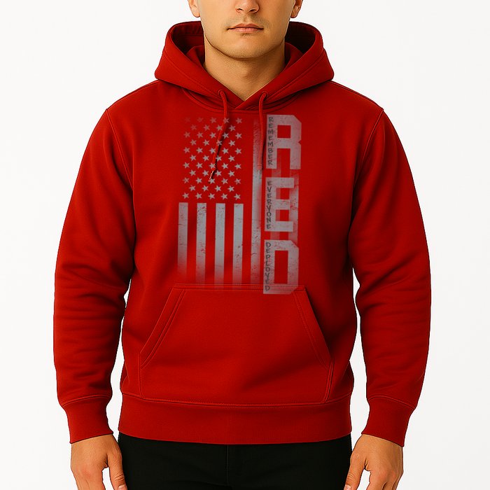 RED Remember Everyone Deployed Hoodie