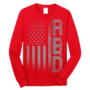 RED Remember Everyone Deployed Long Sleeve Shirt