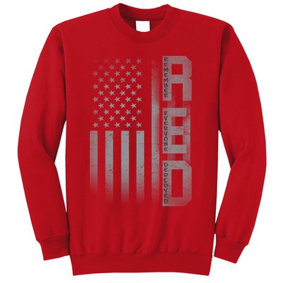 RED Remember Everyone Deployed Sweatshirt