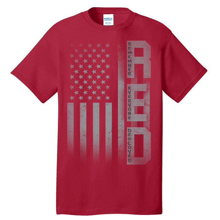 RED Remember Everyone Deployed Tall T-Shirt