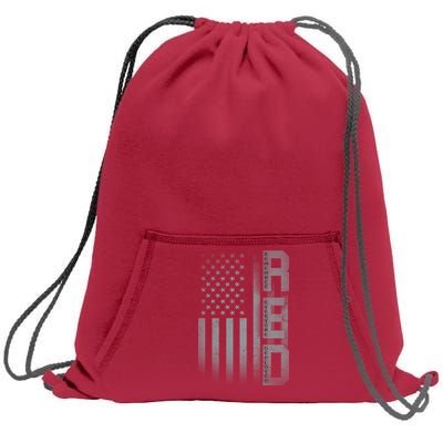 RED Remember Everyone Deployed Sweatshirt Cinch Pack Bag