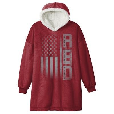 RED Remember Everyone Deployed Hooded Wearable Blanket