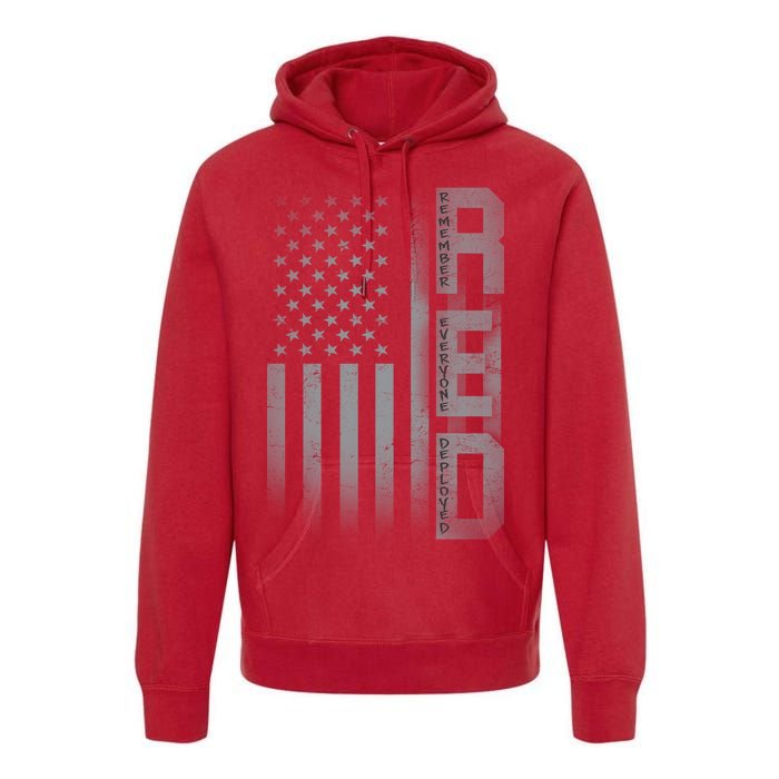 RED Remember Everyone Deployed Premium Hoodie