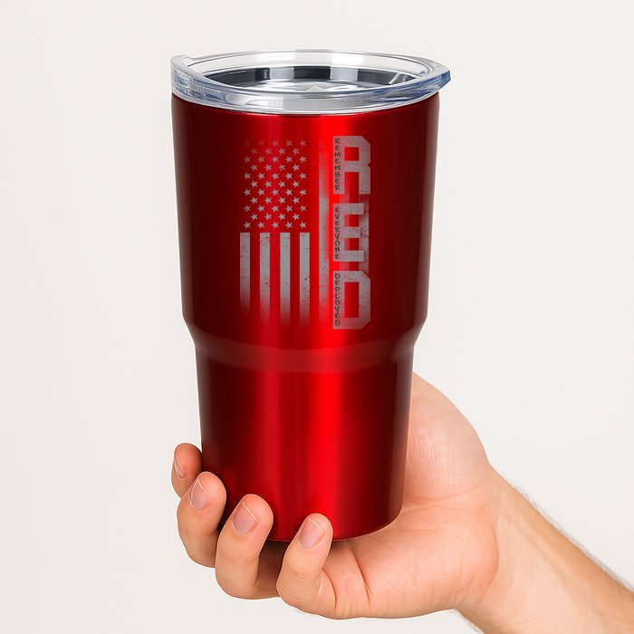 RED Remember Everyone Deployed Tumbler