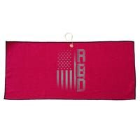 RED Remember Everyone Deployed Large Microfiber Waffle Golf Towel