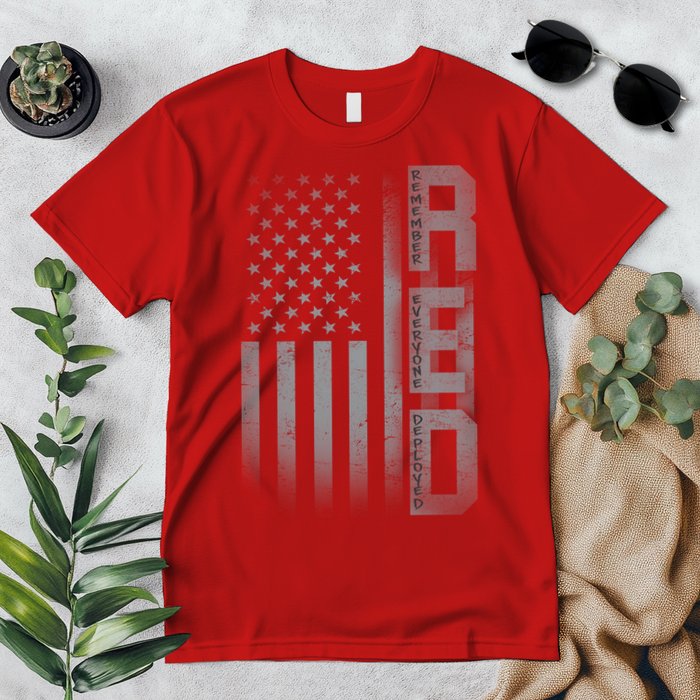 RED Remember Everyone Deployed Premium T-Shirt