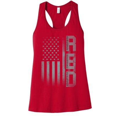 RED Remember Everyone Deployed Womens Tank Top