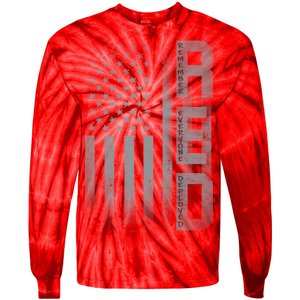 RED Remember Everyone Deployed Tie-Dye Long Sleeve Shirt